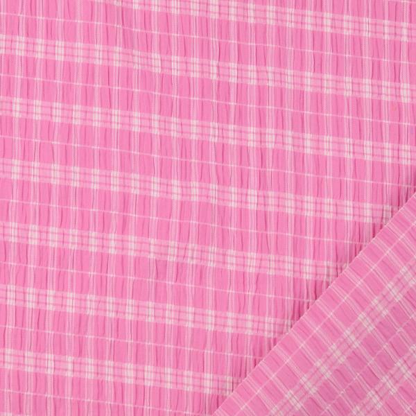 Seersucker Karo, pink